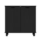 Sorrento 2 Door Sideboard Cupboard - Black