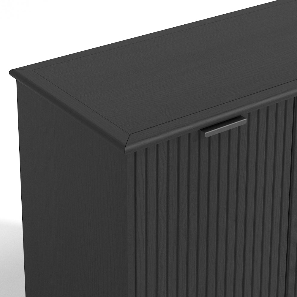 Sorrento 2 Door Sideboard Cupboard - Black