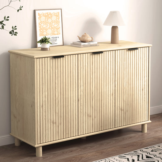 Sorrento 3 Door Sideboard - Oak