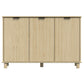 Sorrento 3 Door Sideboard Cupboard - Oak