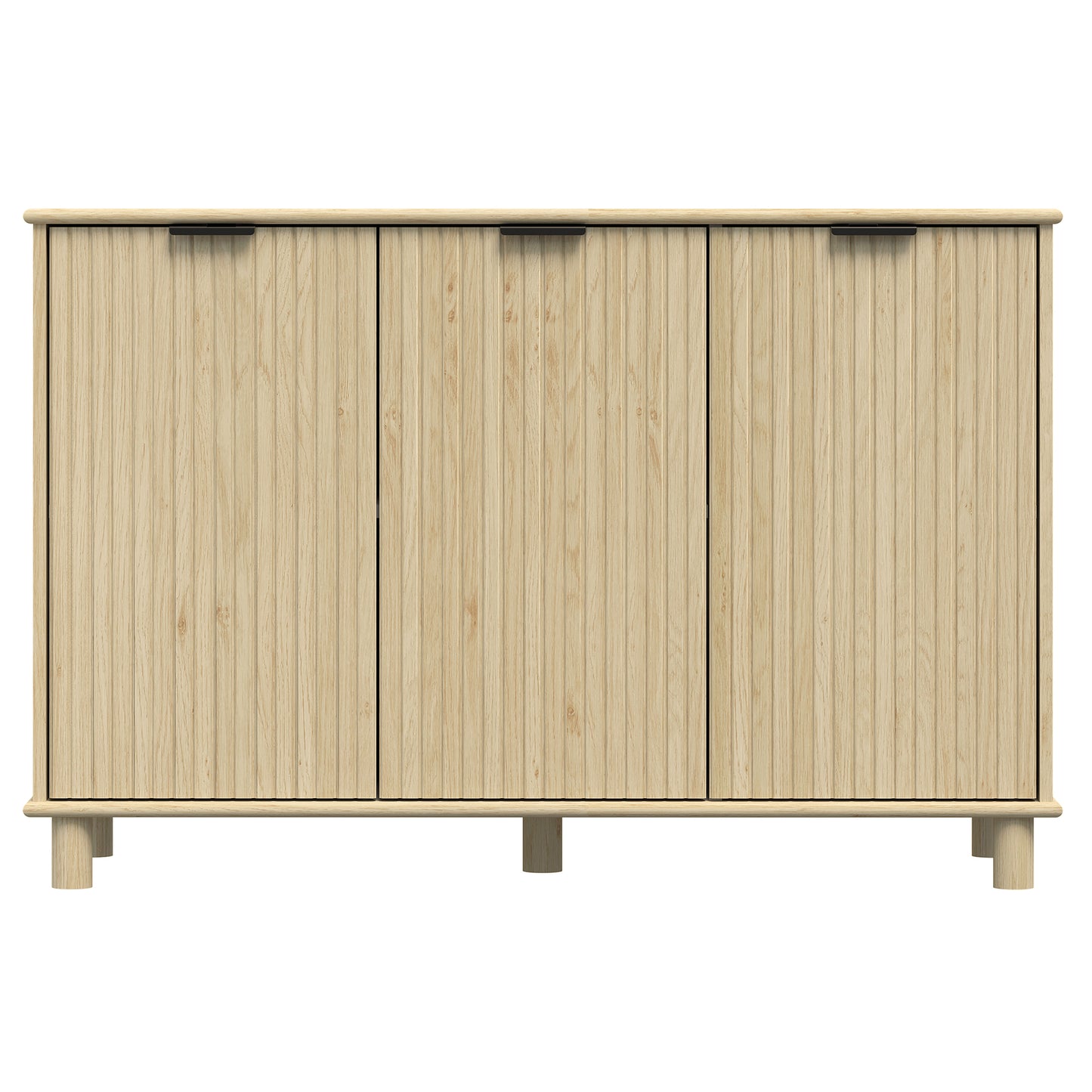 Sorrento 3 Door Sideboard Cupboard - Oak
