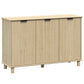 Sorrento 3 Door Sideboard Cupboard - Oak