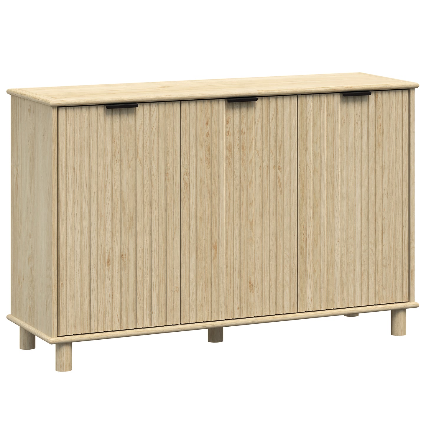 Sorrento 3 Door Sideboard Cupboard - Oak