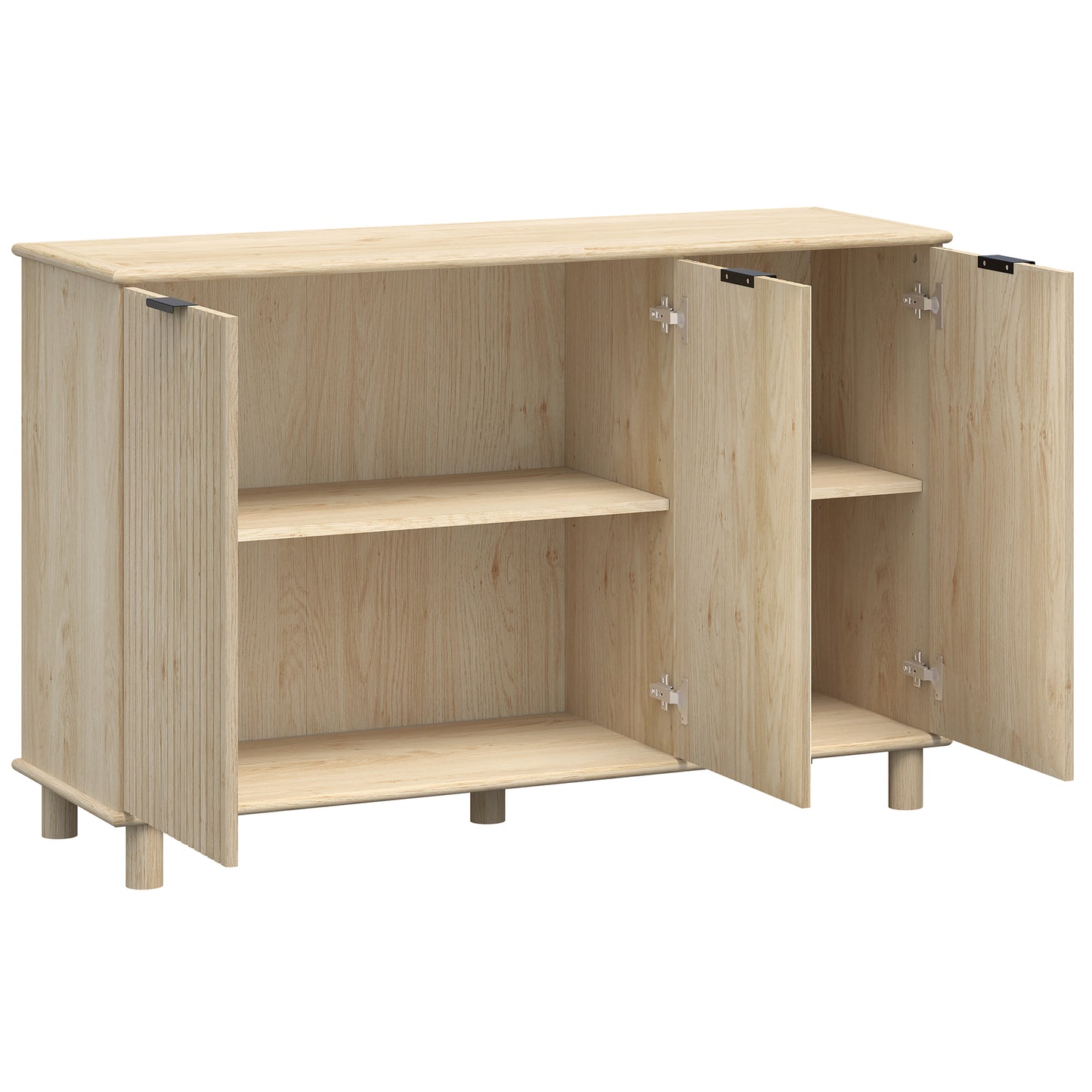 Sorrento 3 Door Sideboard Cupboard - Oak
