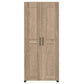 Montreal 2 Door Tall Cupboard Light Sonoma Oak