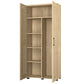 Montreal Broom Cupboard 2 Door Light Sonoma Oak