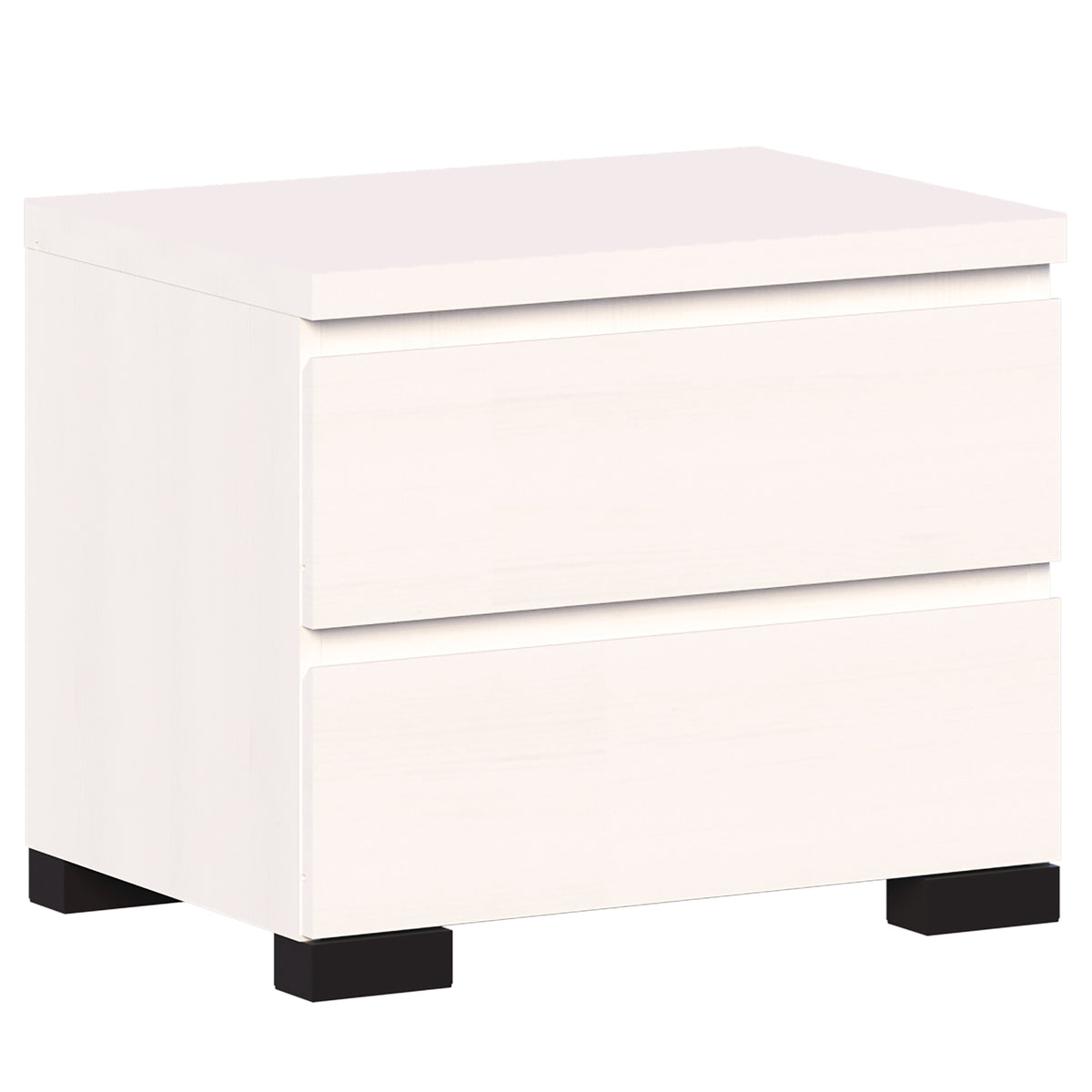 Elara Bedside Table - White