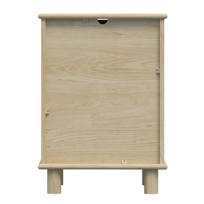 Sorrento 3 Drawer Side Table - Oak