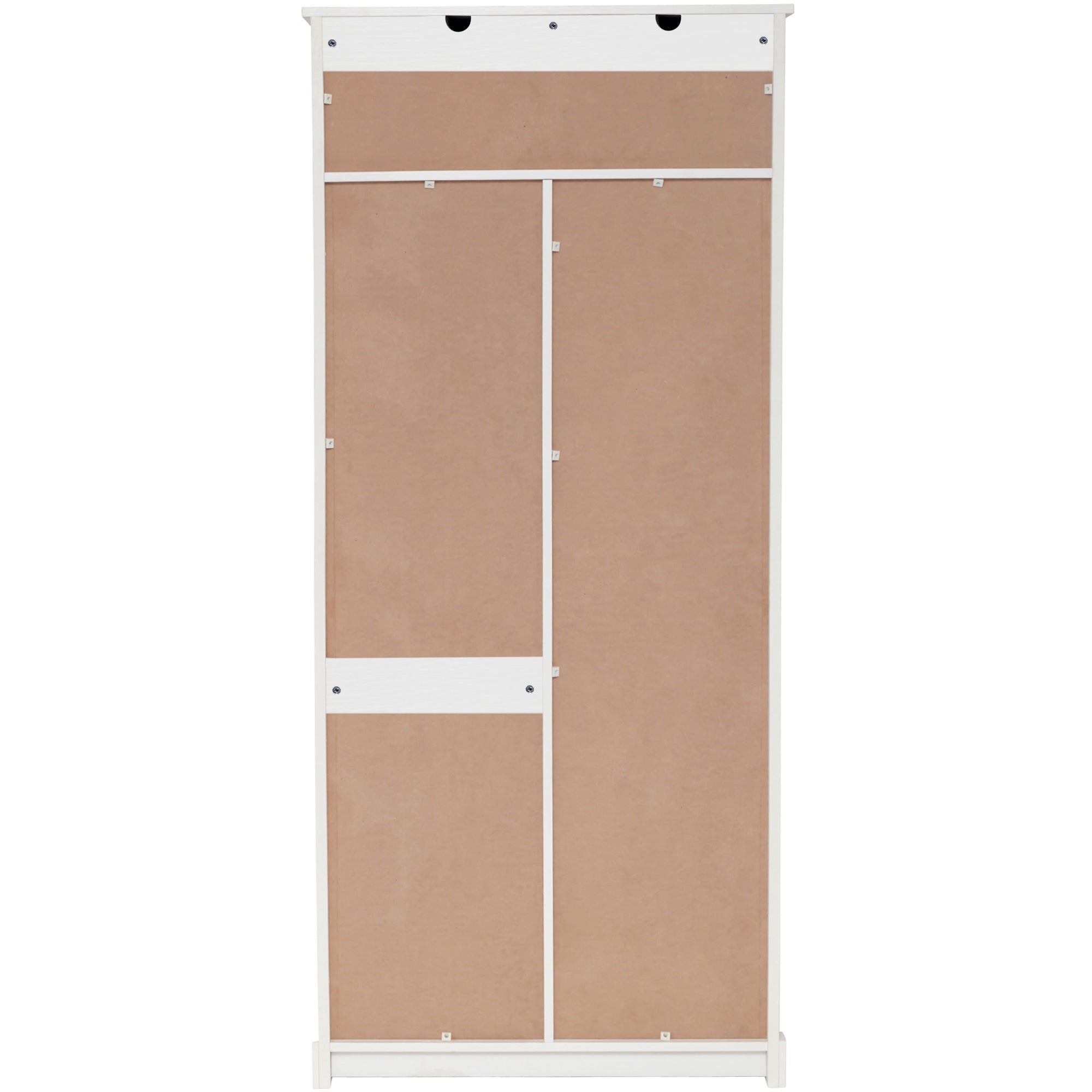 Hamptons Cupboard 2 Door Broom 80cm