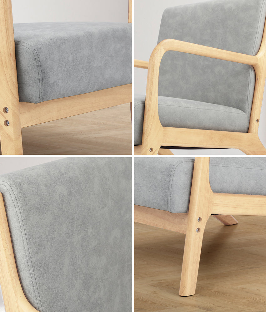 Camden Armchair Light Grey