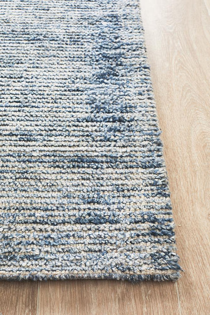 Allure Indigo Cotton Rayon Rug 320 x 230 CM