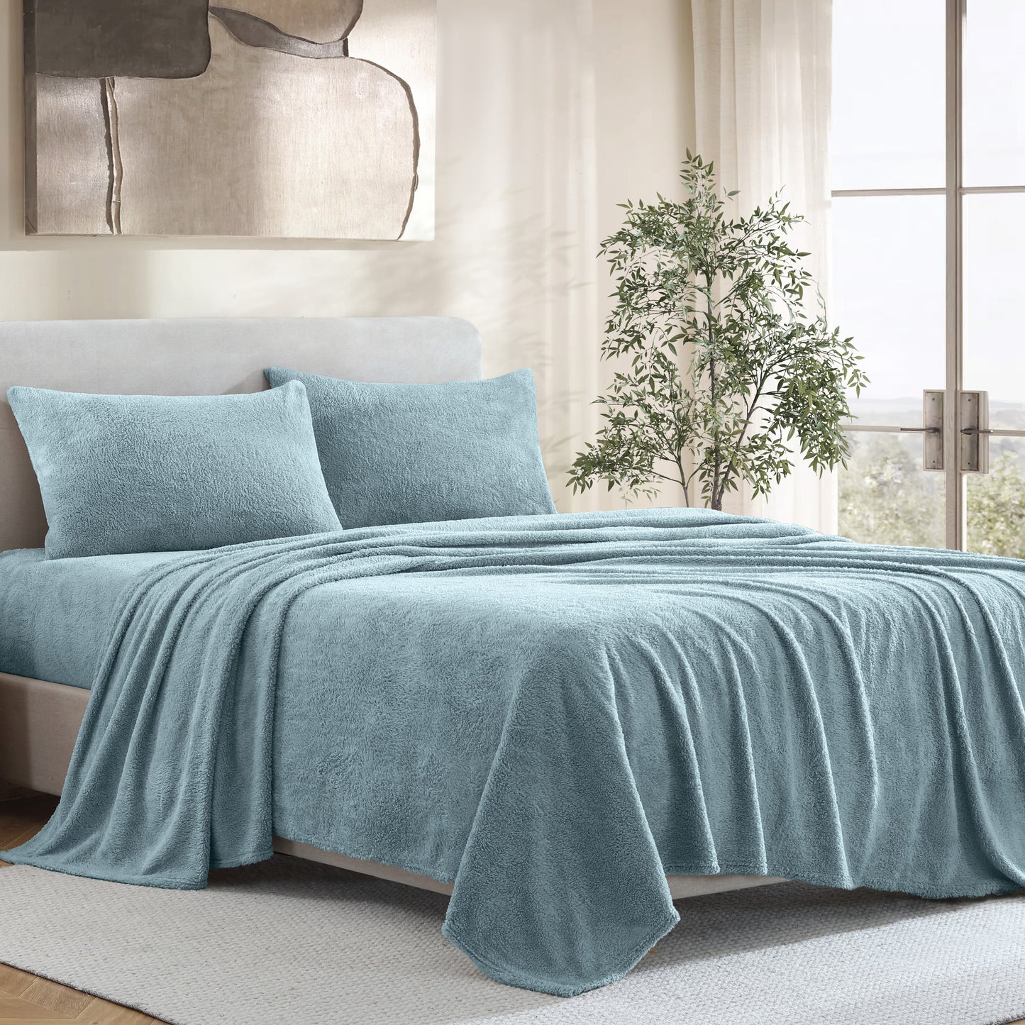Teddy Fleece Sheet Set