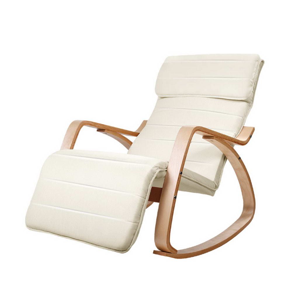 Tristan Rocking  Armchair Beige