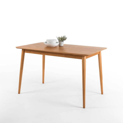 Jen Solid Wood Dining Table Natural