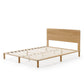 Arden Bamboo Wood Bed Frame Natural Double