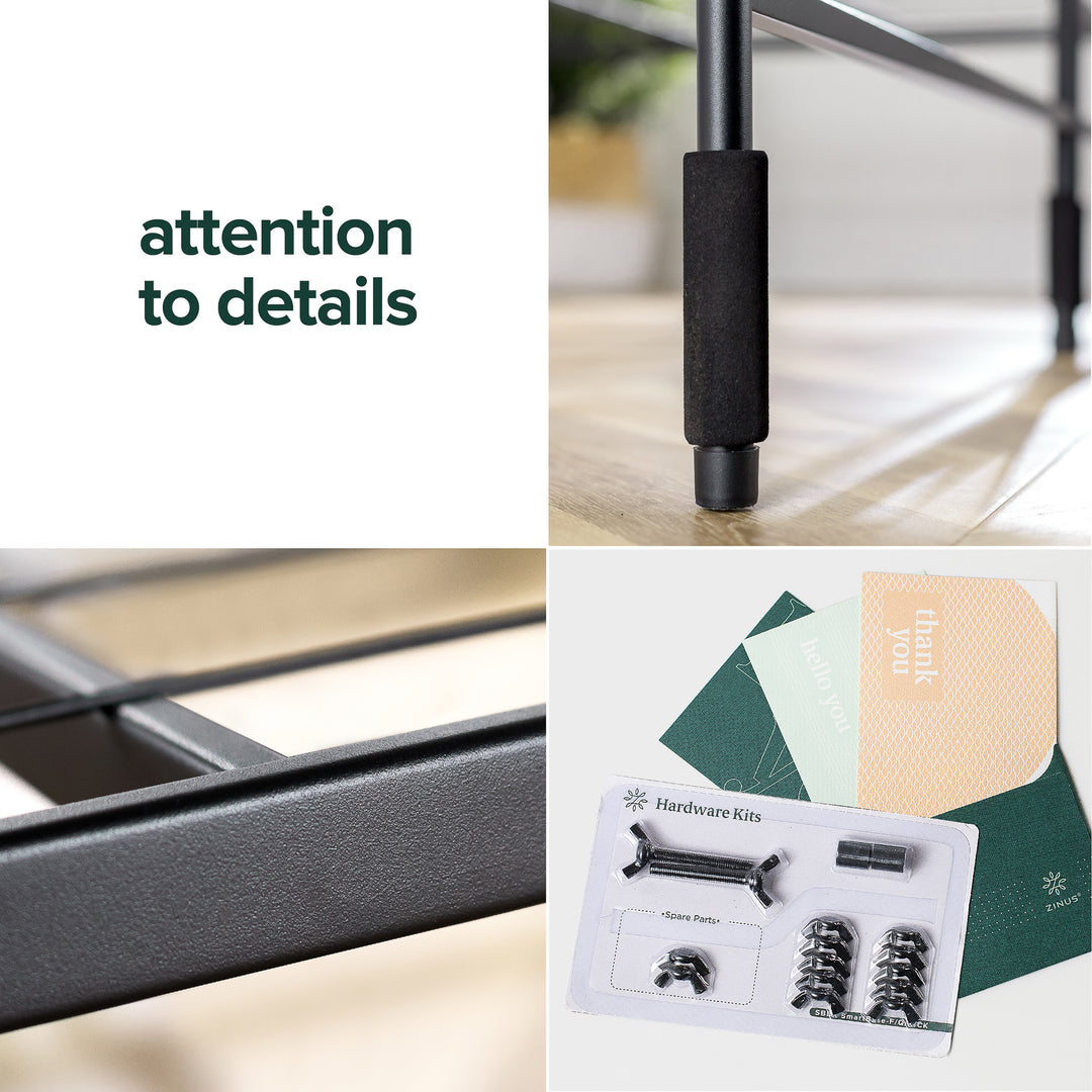 35cm SmartBase Foldable Bed Frame Double
