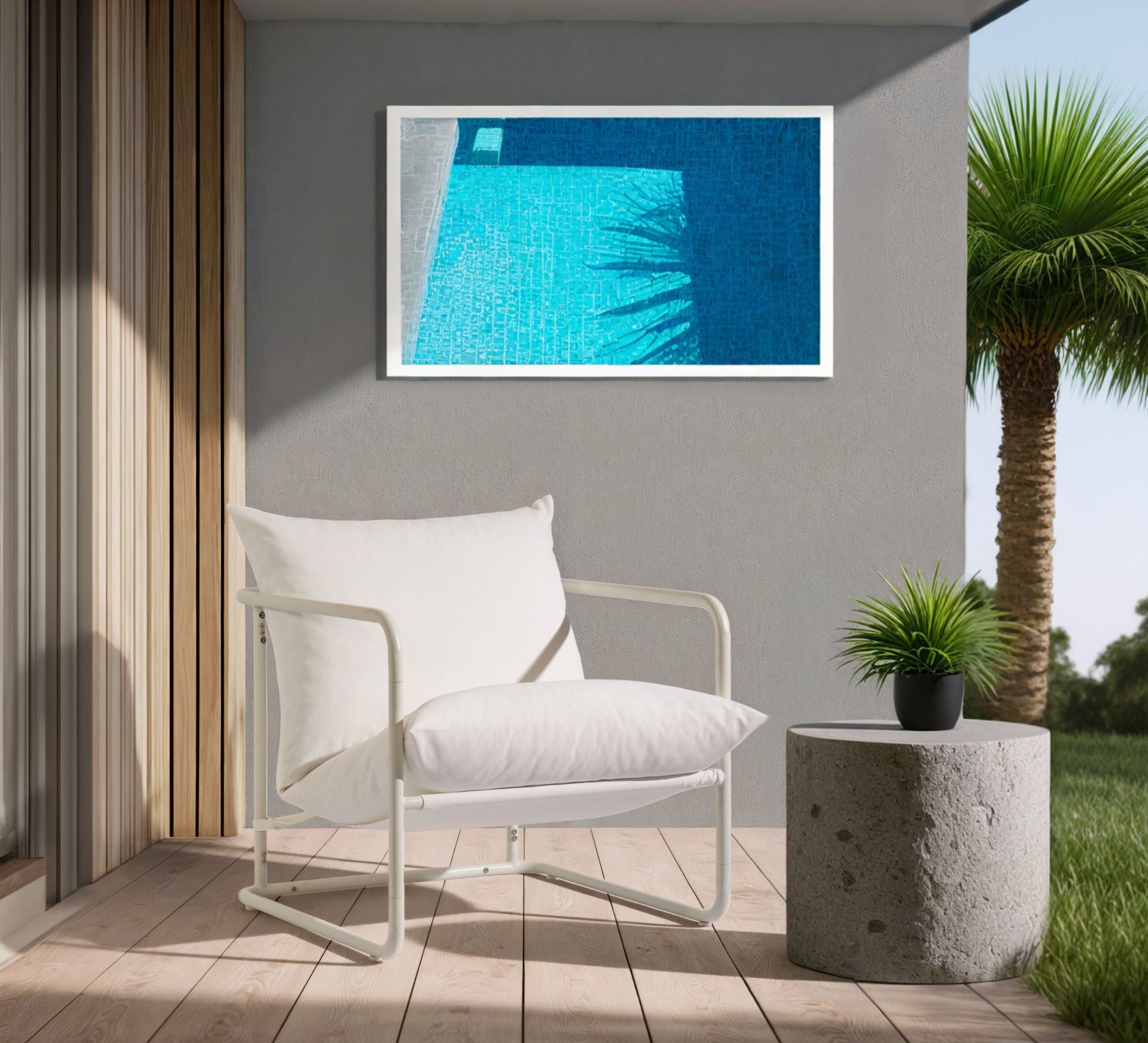 Ada Stainless Steel Outdoor Chair