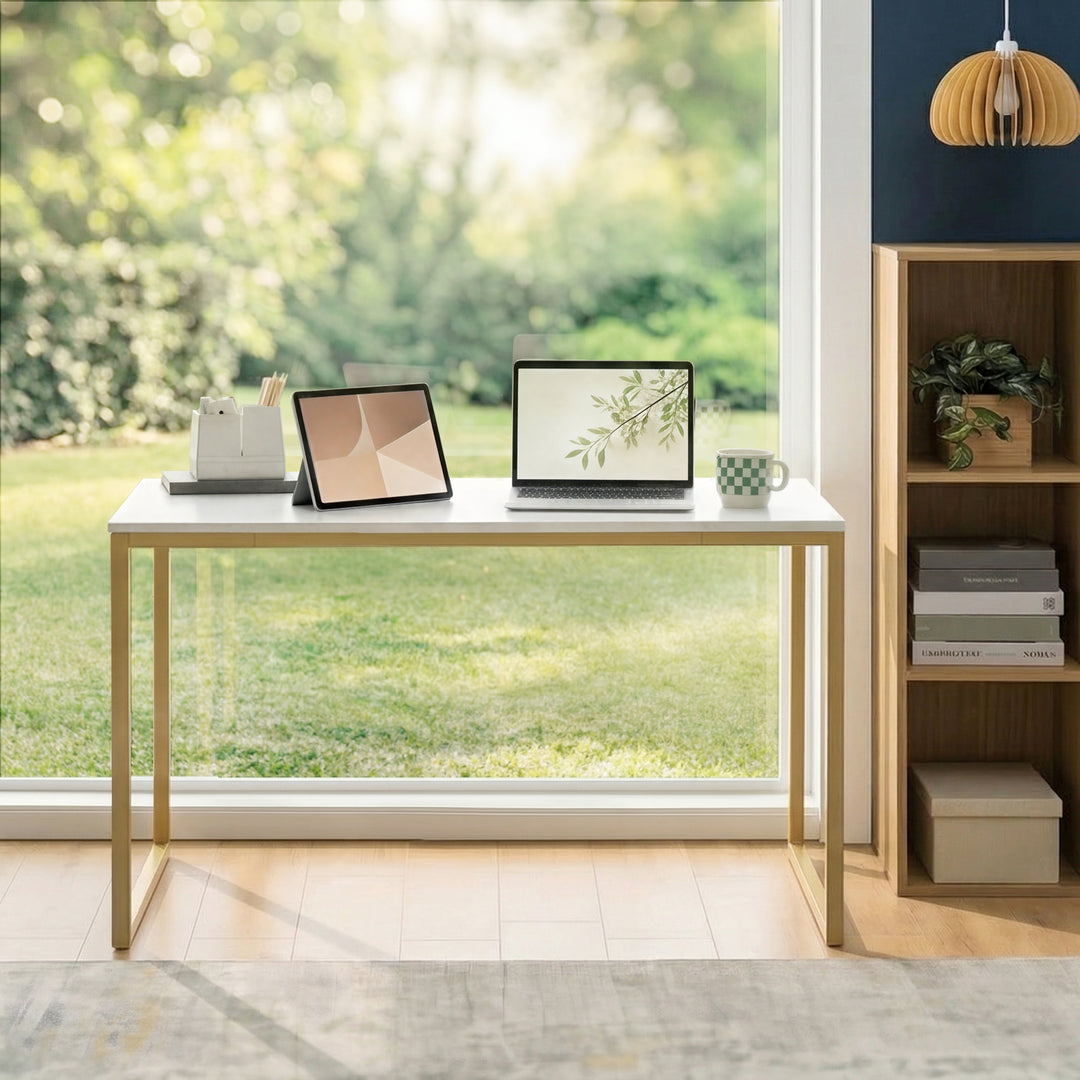 Soho Modern Studio Desk Gold