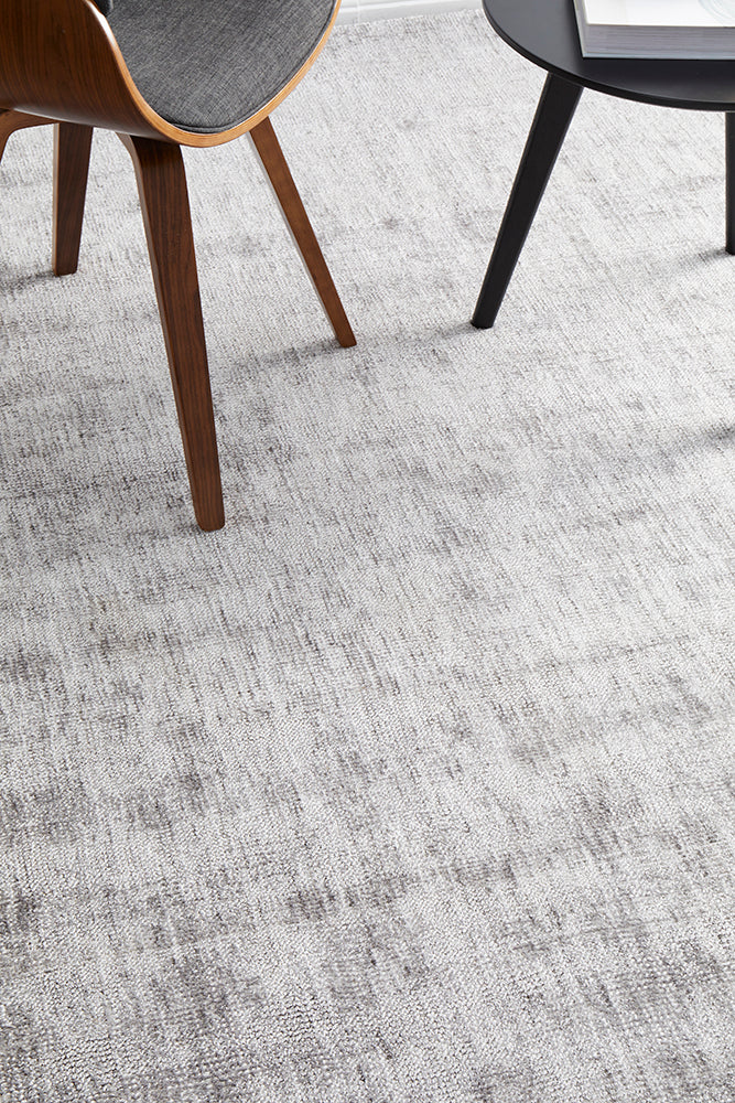 Azure Silver Rug