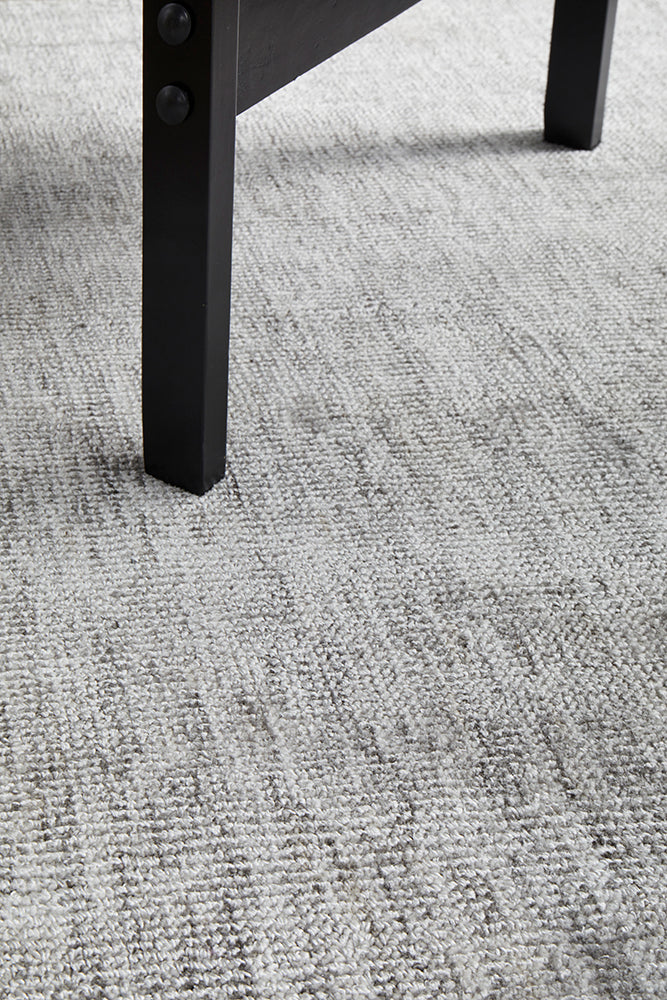 Azure Silver Rug