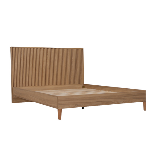 Alpine Bed Frame Natural Queen