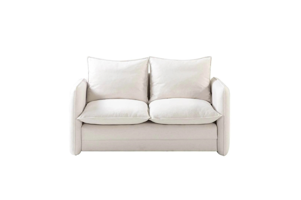 Astor Fold out Sofa Bed Cream White