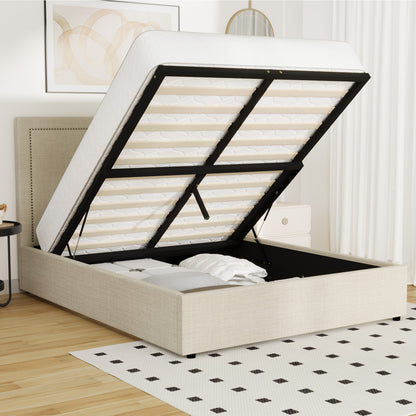 Mireille Gas Lift Storage Bed Frame - Double