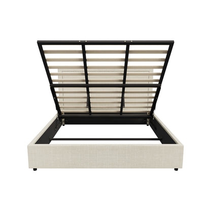 Mireille Gas Lift Storage Bed Frame - King