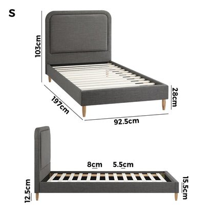 Flores Bed Frame - Single