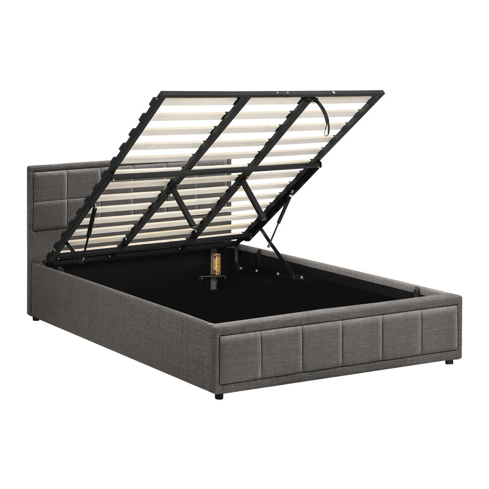 Reese Upholstered Gas Lift Bed - King