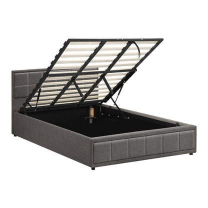 Reese Upholstered Gas Lift Bed - King