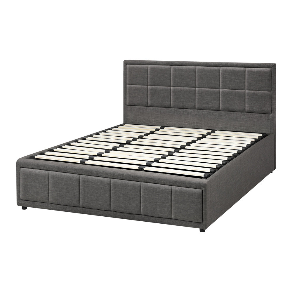 Reese Upholstered Gas Lift Bed - King