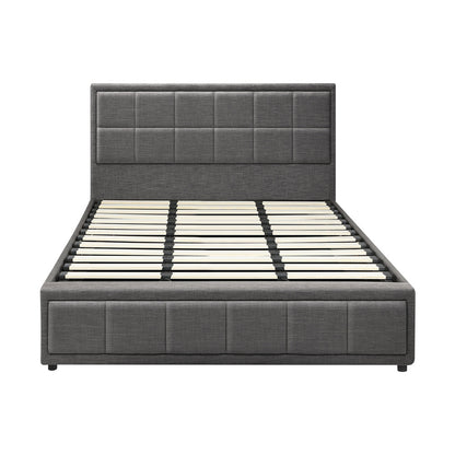 Reese Upholstered Gas Lift Bed - King