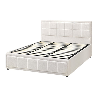 Reese Boucle Gas Lift Storage Bed - King