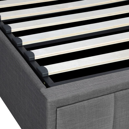 Reese Upholstered Gas Lift Bed - King Single
