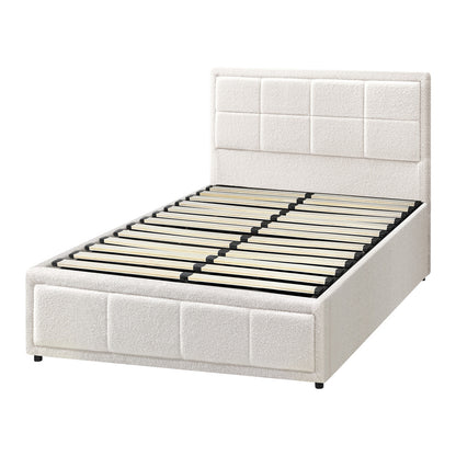 Reese Boucle Gas Lift Storage Bed - King Single