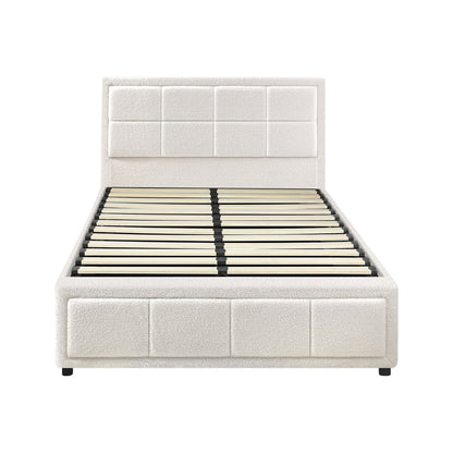 Reese Boucle Gas Lift Storage Bed - King Single