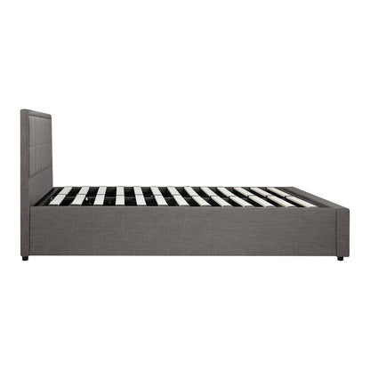 Reese Upholstered Gas Lift Bed - Queen
