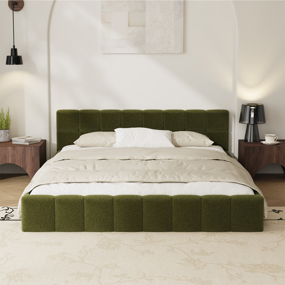 Sequoia Boucle Bed Frame