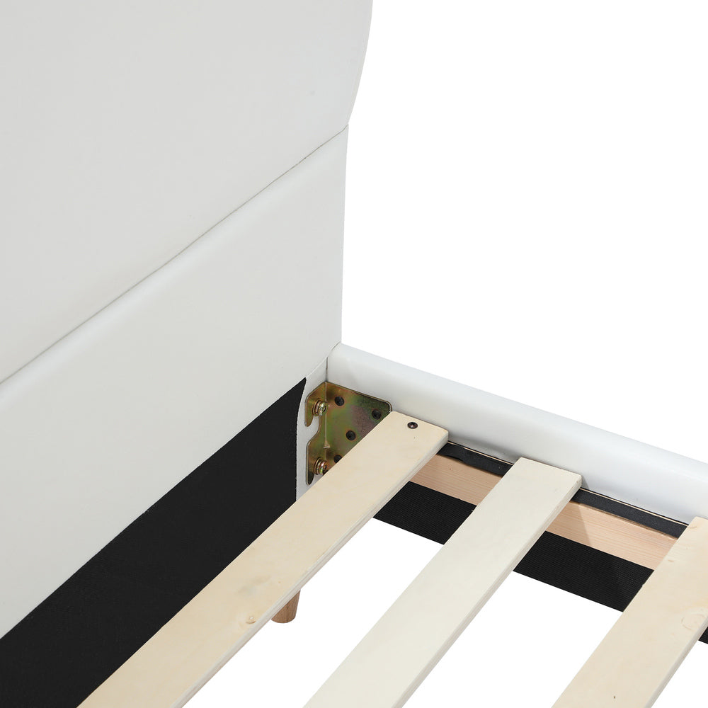 Caldwell Leather Kids Bed Frame