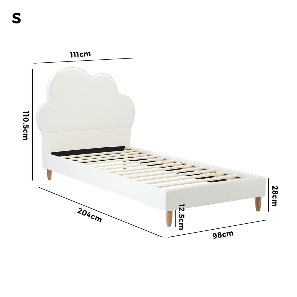 Caldwell Leather Kids Bed Frame