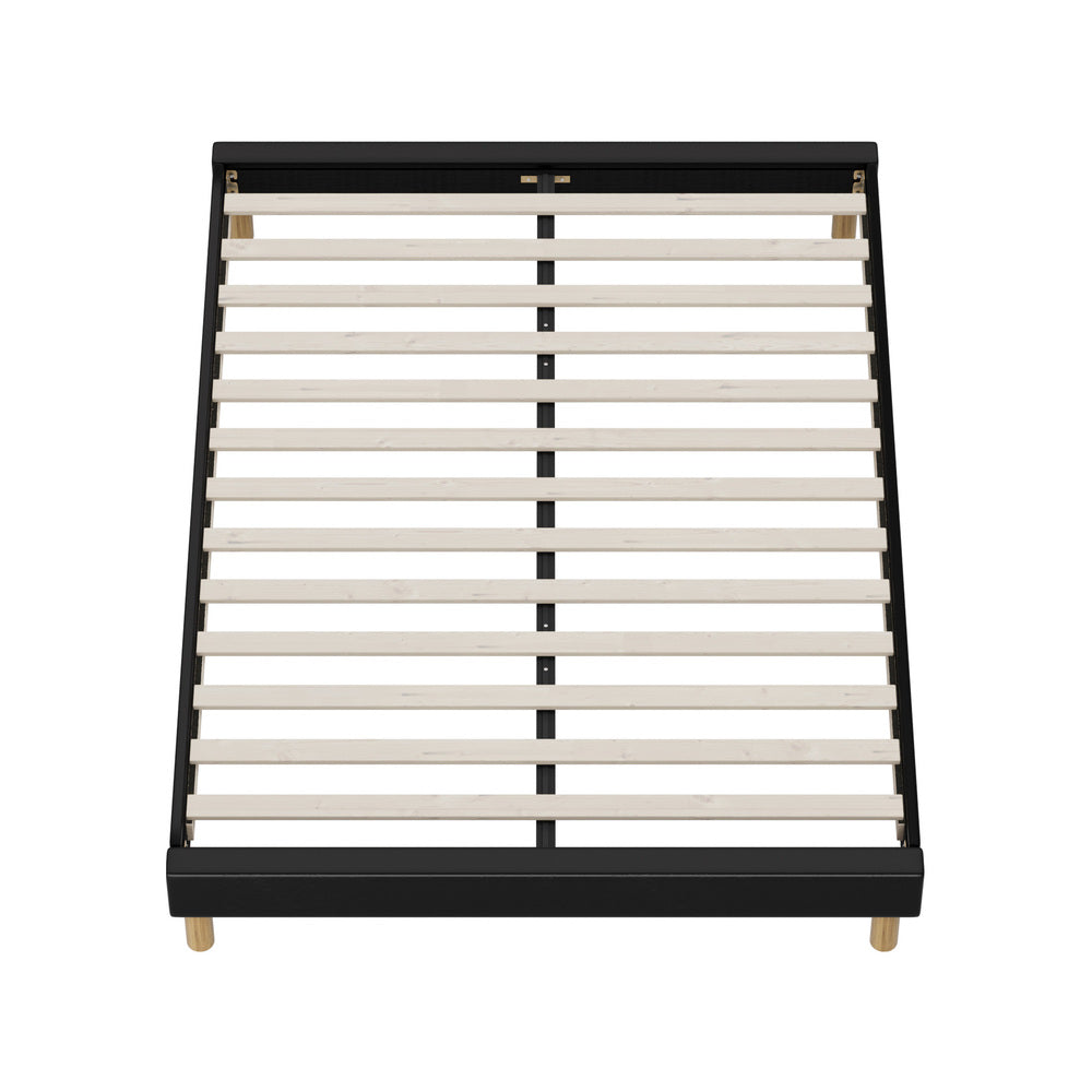 Siena Faux Leather Bed Base - Double