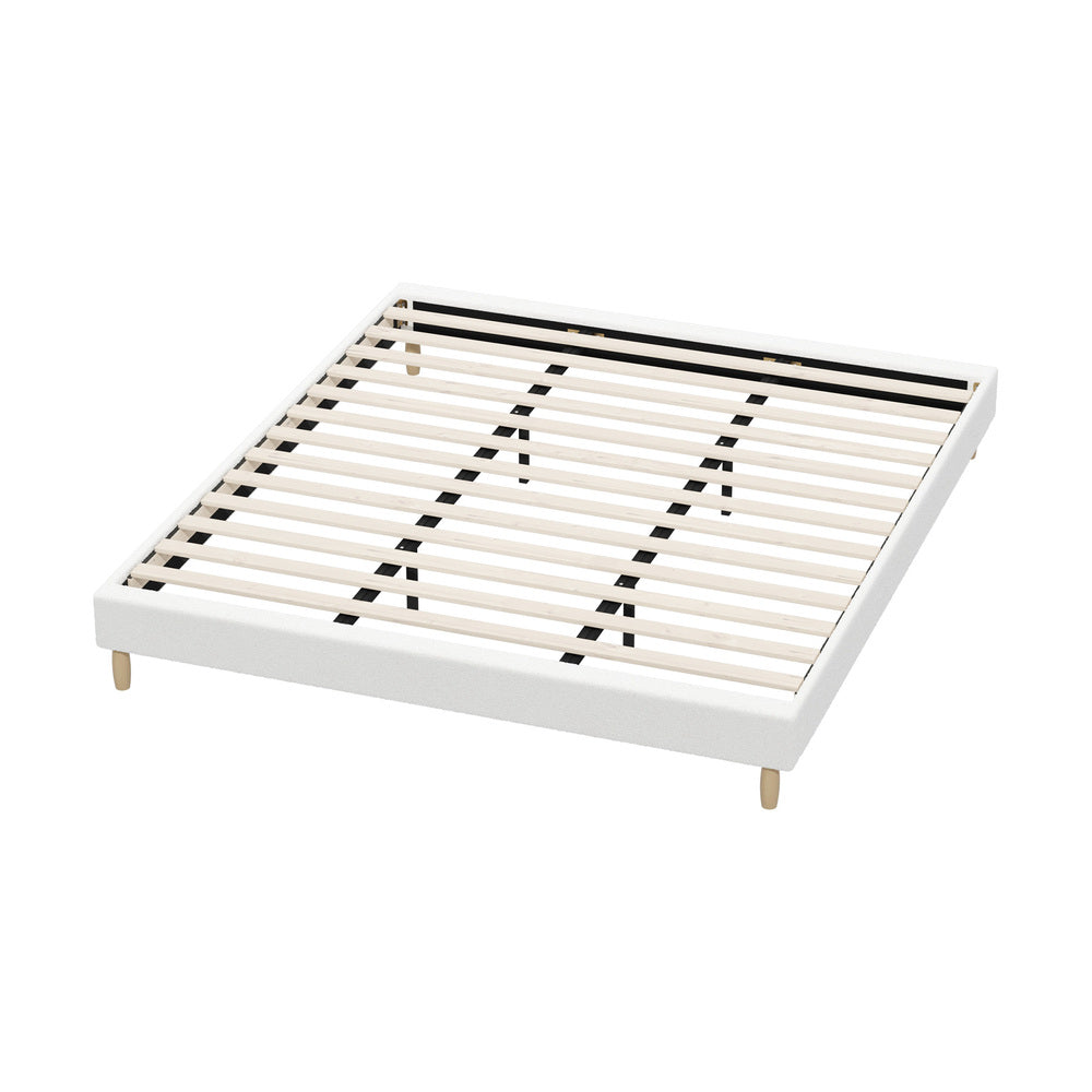 Siena Boucle Bed Base - King