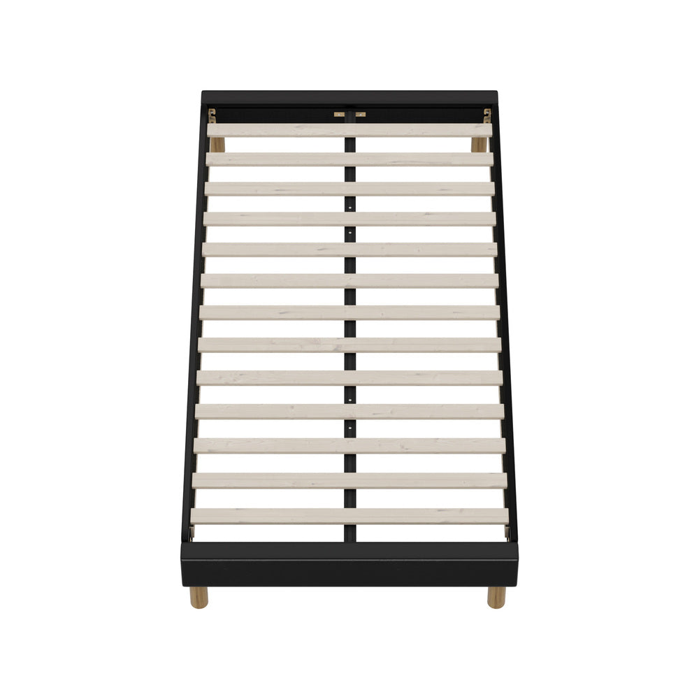 Siena Faux Leather Bed Base - King Single