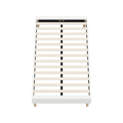 Siena Boucle Bed Base - King Single