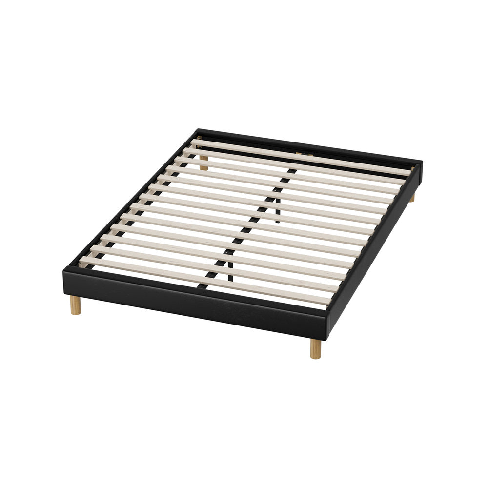 Siena Faux Leather Bed Base - Queen