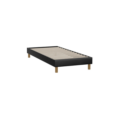 Siena Faux Leather Bed Base - Single