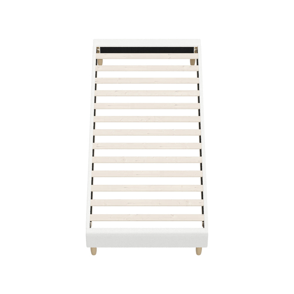 Siena Boucle Bed Base - Single