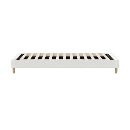 Siena Boucle Bed Base - Single