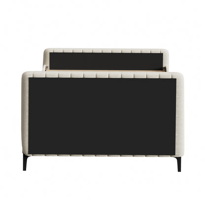 Emily Beige Bed - Double